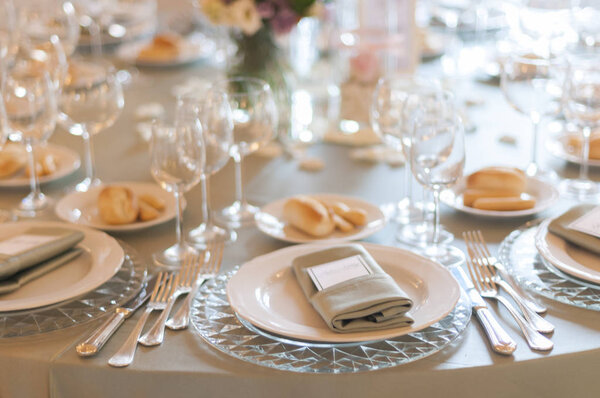 Elegant wedding table