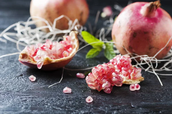 Sweet pink pomegranates — Stock Photo, Image