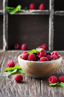 Çilek nane ile karışımı