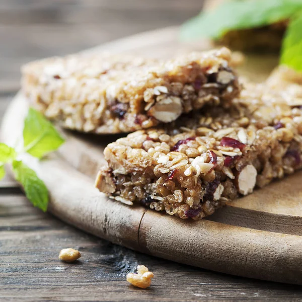 Tasty granola bars — Stock Photo, Image