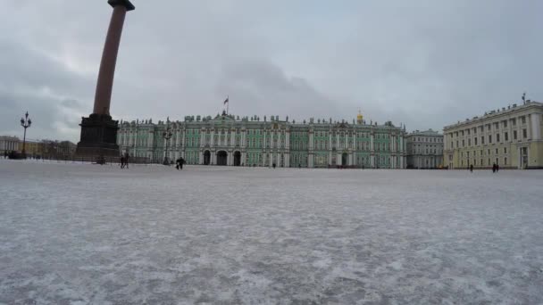 在 St.Peterburg，俄罗斯冬宫博物馆 — 图库视频影像