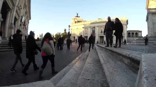 Capitoline müzeleri, Roma, İtalya — Stok video