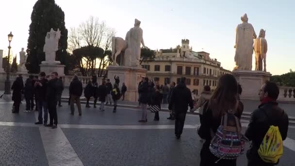Museus Capitolinos, Roma, Itália — Vídeo de Stock