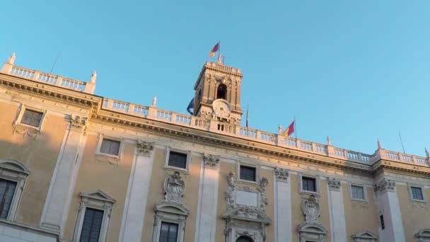 Roma'da Capitoline müzeleri — Stok video