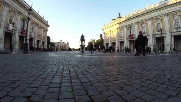 Kapitolinska museerna, Rom, Italien — Stockvideo
