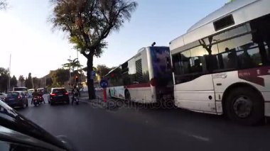 Roma 'da sokak trafiği