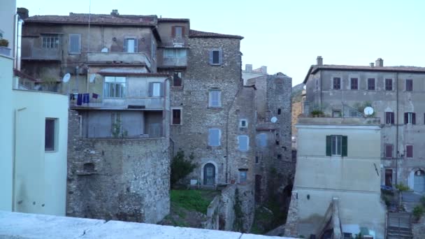 Vista Castelo Tivoli Torno Lugares Outono — Vídeo de Stock