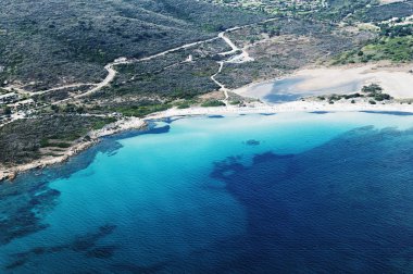 Doğal görünüm şeridinin San Teodoro, Sardunya, İtalya 