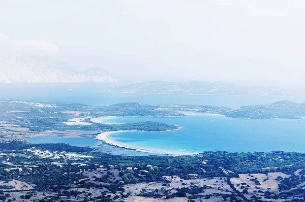 Scenic view of coastline of San Teodoro, Sardinia, Italy