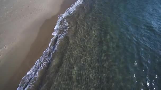 Niewielkie Morze Piaszczyste Wybrzeże — Wideo stockowe