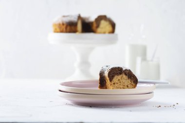 Seninle ev yapımı kek ve çikolata.