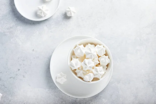 Zoete witte meringue — Stockfoto