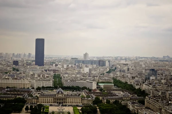 Vue Aérienne Paris Depuis Tour Eiffel France — Photo