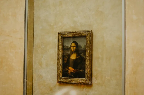 Paris Fransa Haziran 2012 Ziyaretçiler Leonardo Davinci Nin Mona Lisa — Stok fotoğraf