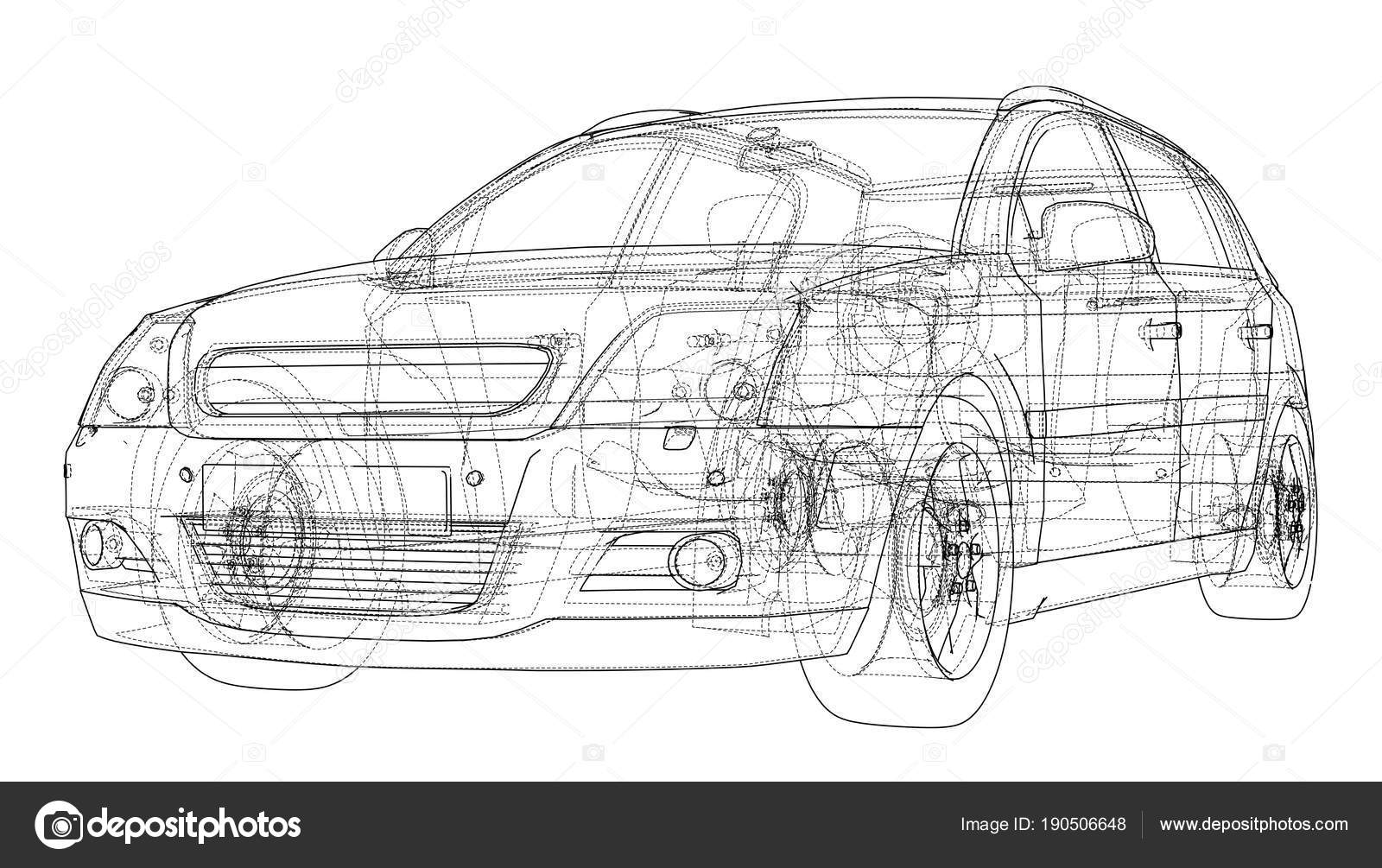 車 図面 イラスト Kuruma