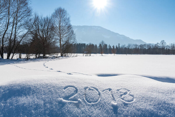 2018 год написан на австрийском ландшафте

