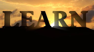 Gün batımında öğrenin - 3D görüntüleme