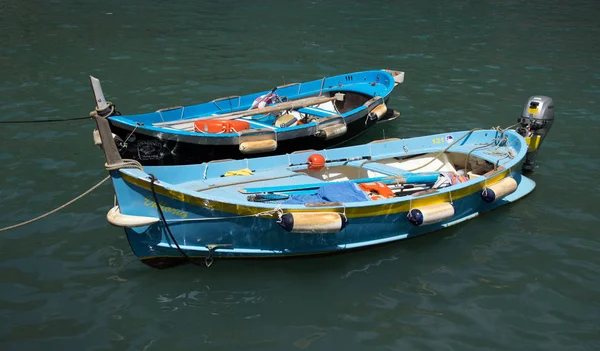 Barco Pesca Porto Vernazza Itália — Fotografia de Stock