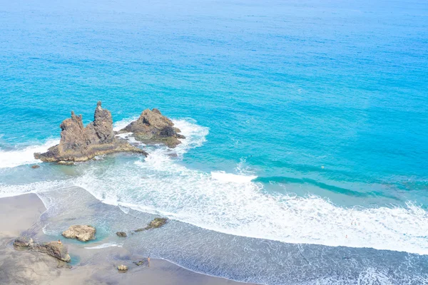 Playa playa Benijo, Isla de Tenerife, España — Foto de Stock