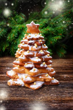 gingerbread Noel ağacı