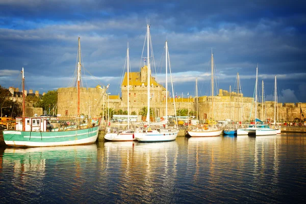 Porto de Saint Malo, França — Fotografia de Stock