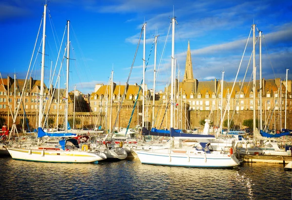 Puerto de Saint Malo, Francia — Foto de Stock