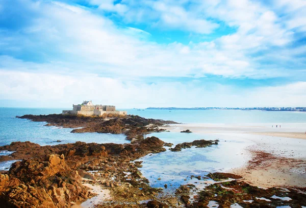 Fort National, Saint Malo, Bretania, Franța — Fotografie, imagine de stoc