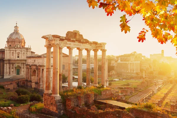 Foro - Ruinas romanas en Roma, Italia — Foto de Stock