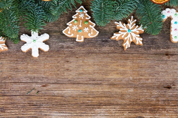 Christmas gingerbread cookies — Stock Photo, Image