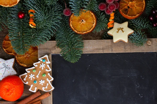 Christmas gingerbread cookies — Stock Photo, Image