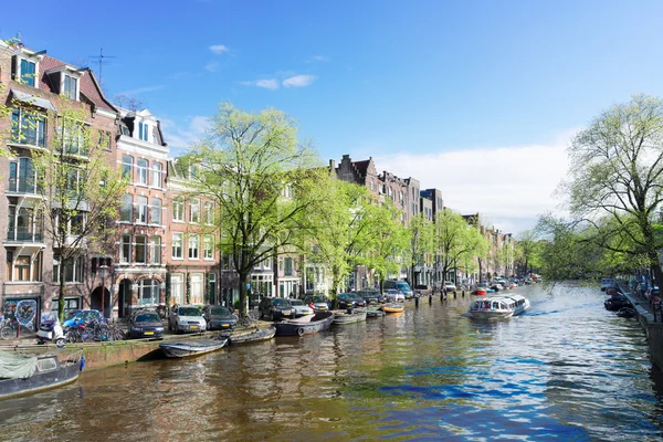 Huizen van Amstardam, Nederland — Stockfoto