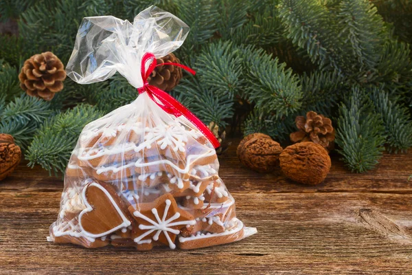 Biscoitos de gengibre de Natal — Fotografia de Stock