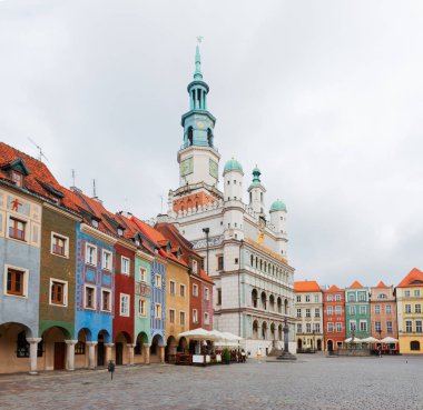 Poznan, Polonya 'daki eski pazar meydanı
