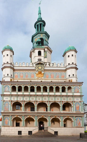Városháza, Poznan, Lengyelország — Stock Fotó