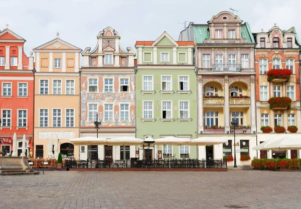 Casas renascentistas, Poznan, Polónia — Fotografia de Stock