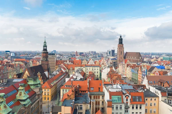 Roofs of Wroclaw — Stock Photo, Image