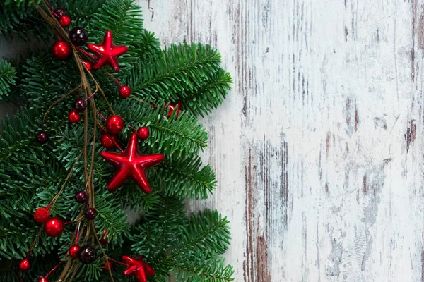 Boże Narodzenie świeże wiecznie zielone drzewo gałęzie — Zdjęcie stockowe
