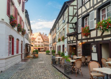 Fransa 'nın eski Strasbourg kasabası
