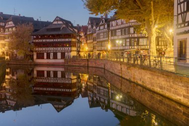 Fransa 'nın eski Strasbourg kasabası