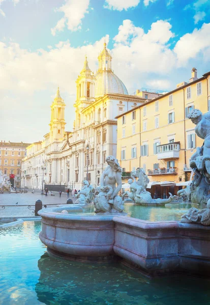 Piazza Navona, Rome, Italie — Photo