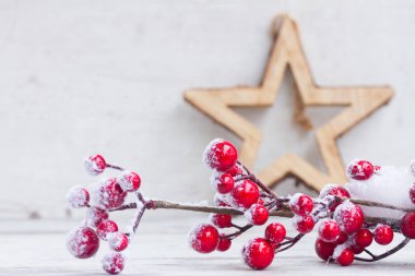 kırmızı bir beyaz Noel