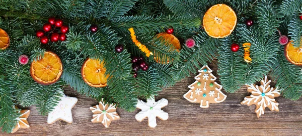 Kerst peperkoek koekjes — Stockfoto