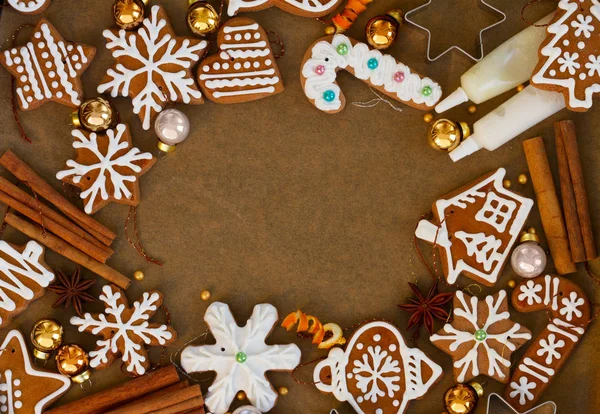 Galletas de jengibre de Navidad — Foto de Stock