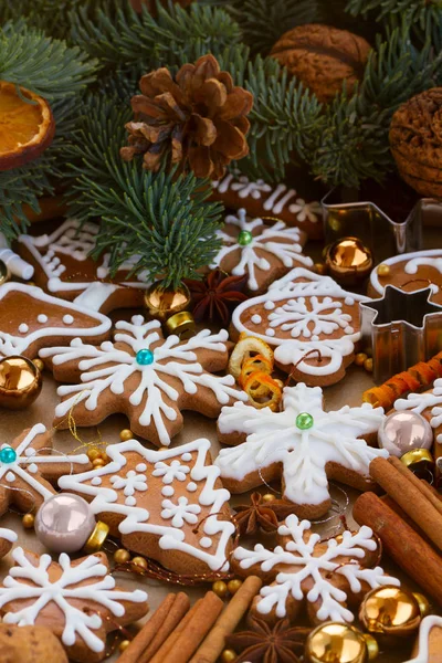 Galletas de jengibre de Navidad — Foto de Stock