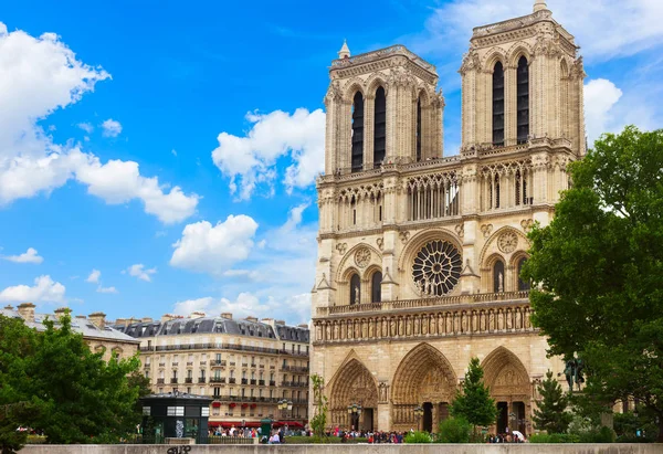 Παναγία των Παρισίων, Παρίσι Γαλλία — Φωτογραφία Αρχείου