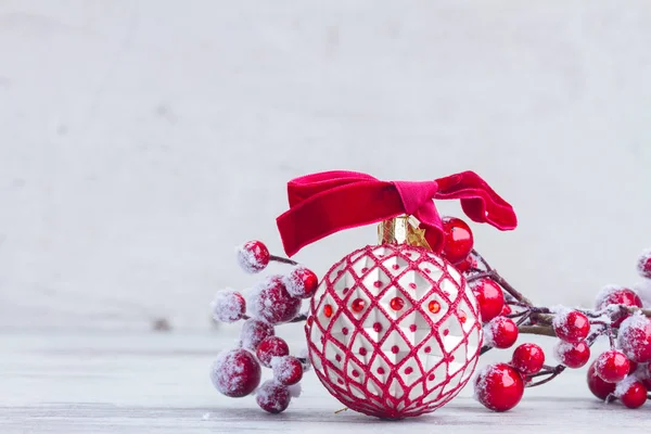Red an white christmas — Stock Photo, Image
