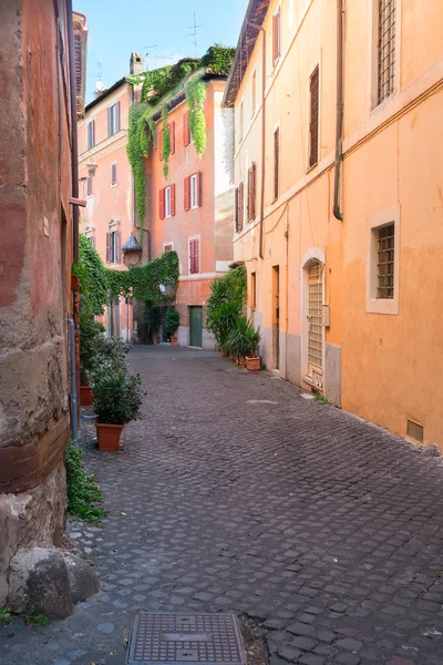 sokakta Trastevere, Roma, İtalya