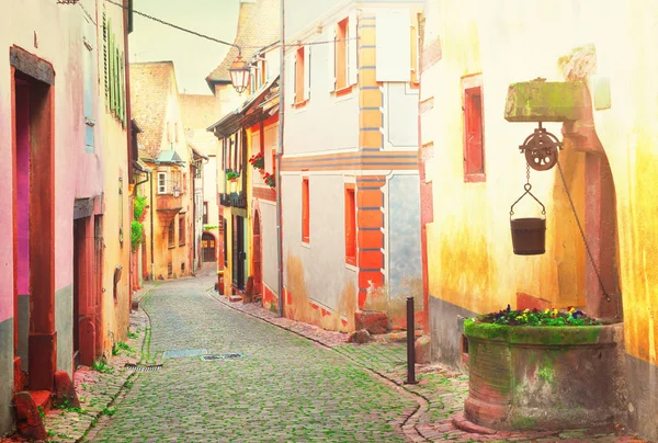 Riquewihr, bela cidade da Alsácia, França — Fotografia de Stock