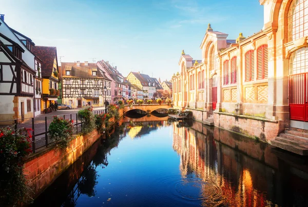 Colmar, prachtige stad Elzas, Frankrijk — Stockfoto