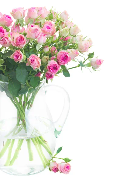 작은 핑크 장미 꽃다발 — 스톡 사진